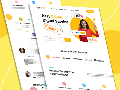 Digitallab Agency Web ui/ux design adobe xd agency web app design app ui app ux design digital figma graphic design ui uiux ux web web design web ui webuiux