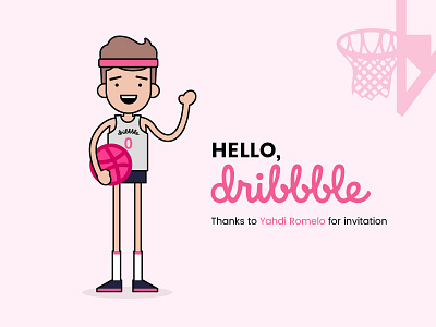 Hello Dribbble! debut dribbble first shot hellodribbble invitation
