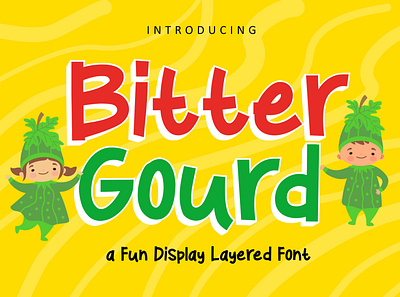 Bitter Gourd Display Font display font display type font font design