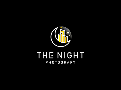 The night branding design flat icon illustration landscape logo logo combination logo designers logo designs logotype photography logo typography