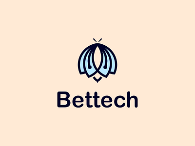 Betech animal bee branding design flat icon illustration logo logo combination logo designers logo designs logo mark logotype minimalist modern typography unique logo vector