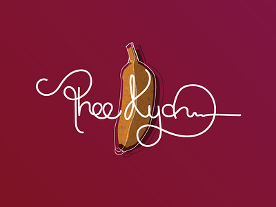 Phee Kyan Banana 2018 banana design graphic myanmar typography