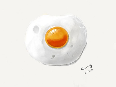 The Perfect Fried Egg illustration paper53 sketch