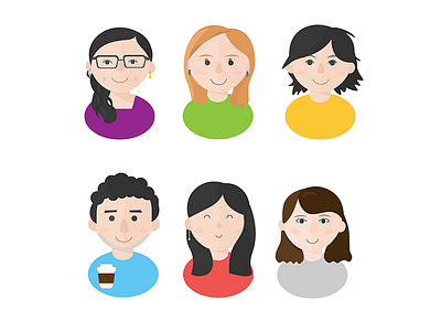 Watson Pittsburgh Designers avatar characters illustration team