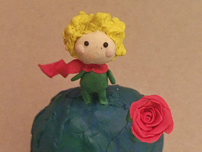 Little Prince littleprince modelingclay plastalina rose