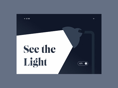 Figbruary Day 6 Light Switch branding design figma graphic design illustration landing page logo ui ux vector