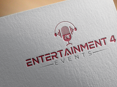 Entertainment Logo design design icon logo design typography vector