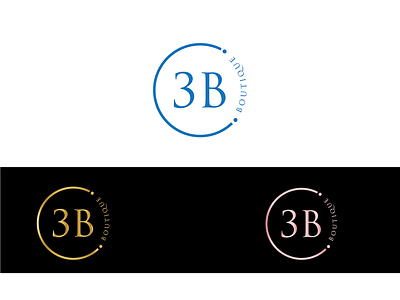 3B Boutique Logo Design