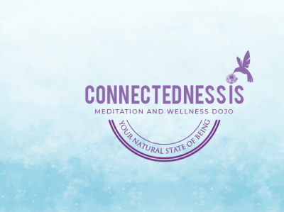 Connectedness Is Meditation and Wellness Dojo Logo Design design graphic design logo logo design typography vector