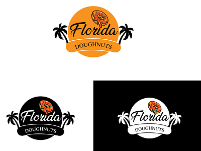 Florida Doughnuts design graphic design logo logo design typography