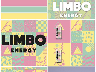 Limbo Energy Drink logo & packaging design