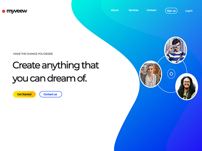 Website Landing Page UI