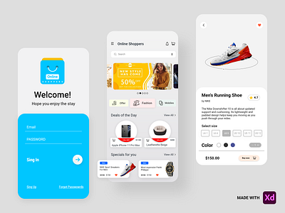 Online Shoppers app branding design icon logo ui ux vector