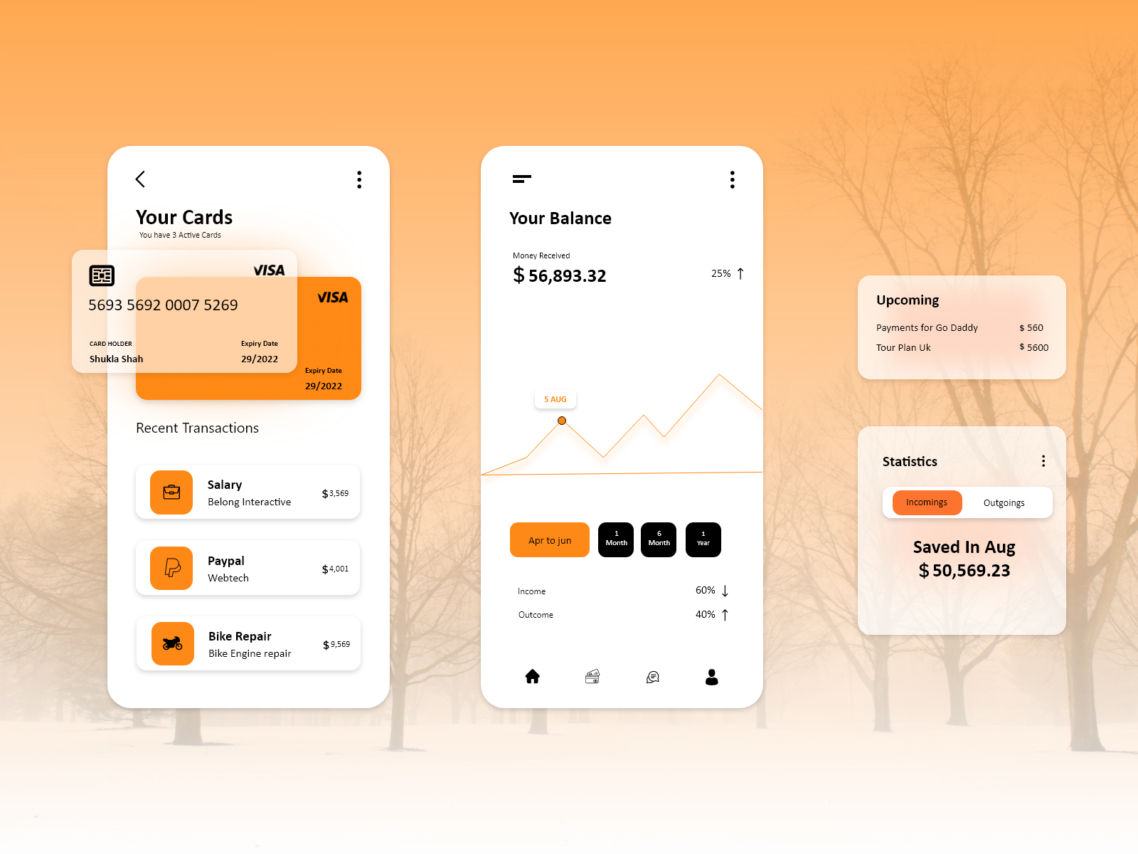 Card & Payment by Infinity Design on Dribbble