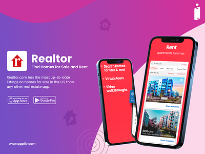 Impressive Properties for Buying, Selling & Rent Out in the US app branding design graphic design illustration logo motion graphics ui ux vector