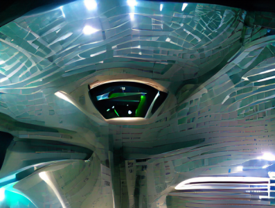 Inside a Alien Space Ship