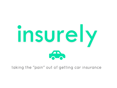 Insurely Logo car insurance logo quotes real time