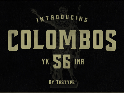 Colombos Typeface colombos font lettering typography