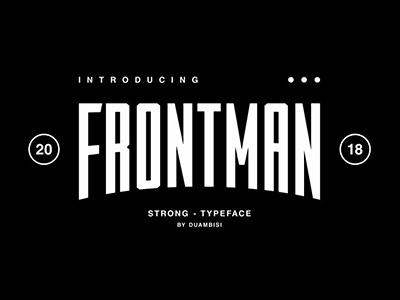 FROTMAN - Typeface