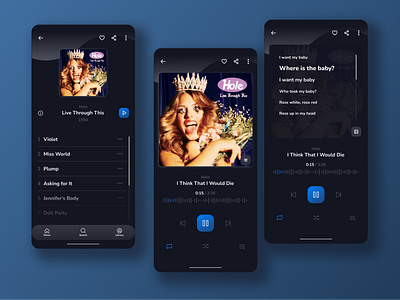 Daily UI 009 - Music Player ui