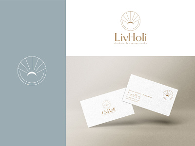 LivHoli Branding branding business card creative graphic design identity logo logotype
