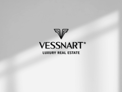 Logo for Vessnart Agency branding graphic design logo minimal