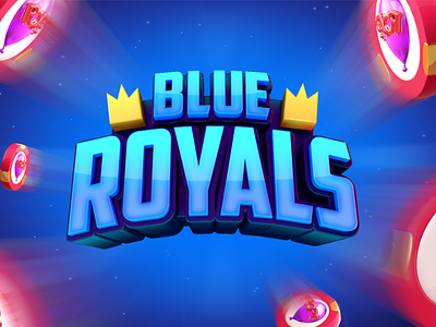 Blue royals! blue branding casino chips design game game art game logo logo pop slots slots sports sports branding tournaments ui ui ux