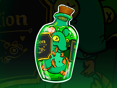The Rat Trap love potion adventure bottle dnd drink drop game gree illustration item liquid loot love magic mouse potion quest rat spell store vial