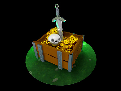 LootBox 3d adventure chest game gold gui loot lootbox quest sword ui