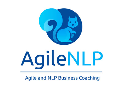 Logo Agile Coaching agile blue brand brand and identity business coaching gradient illustration logos squirrel ui