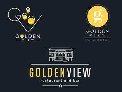 Logo proposal Bar & Restaurant bar brand brand and identity bridge design drink florence golden graphic illustration logos restaurant ui