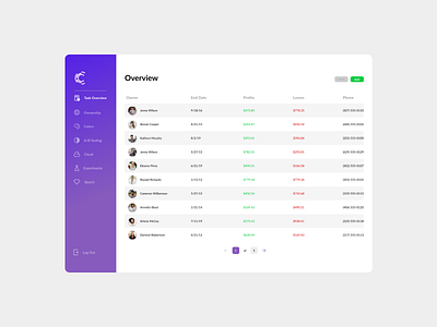 A Dashboard Interface dashboard design dashboard ui ui design