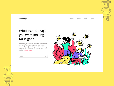 Error 404 Page colorful design error 404 visual design