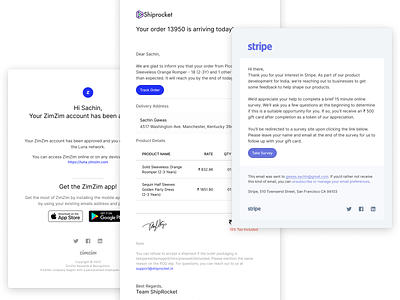 Email Templates design email template figma layout ui