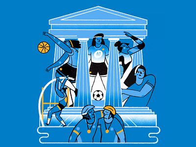 Argentine Olympic Committee animation design editorial illuss illustration olympic olympicgames sports