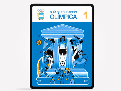 Argentine Olympic Committee animation athletes design editorial illustration motion graphics olympic olympicgames sports