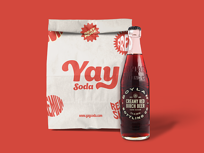 Yay Soda brand brandbranding design illustration isologo lettering logo logotype packaging type typography vector