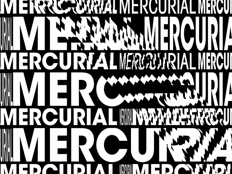 Mercurial ✨ animation animation after effects branding illustration kinetic kinetic typography kinetictype lettering logo morochoestudio type typeanimation typography