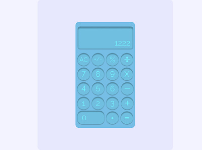 Daily UI Challenge 004 Calculator app clean daily 100 challenge dailyui design minimal ui uidesign