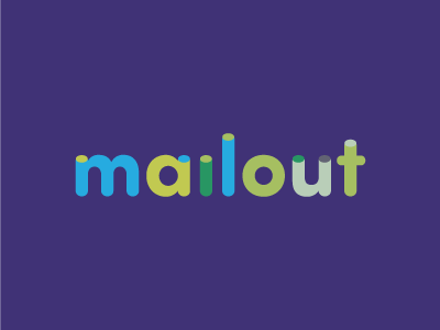 Mailout identity logo wordmark