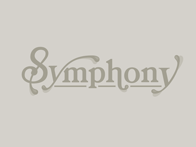 Symphony logo type wordmark