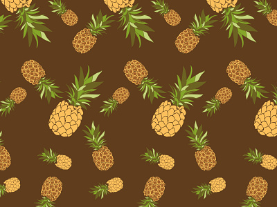 a pineapple illustration vector