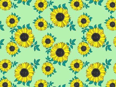 sunflower pattern