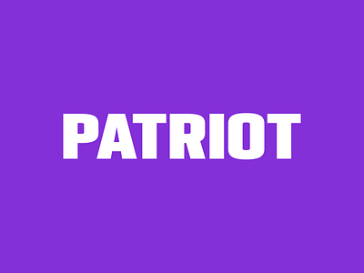 Patriot Logo accounting accounting software focus lab logo patriot payroll purple violet wordmark