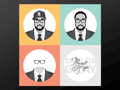 The Straw Man - Final Album Cover album cover design hand type illustration music taelor gray type