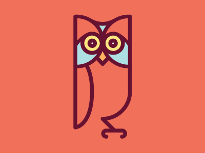 Owling hoot line art owl