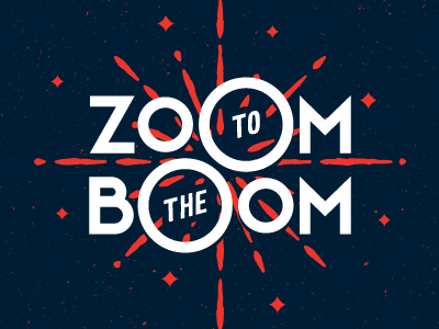 BOOM! fireworks illustration type