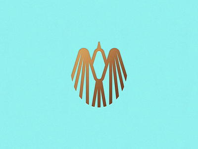 Direct Flight ben stafford bird branding design geometric gold foil illustration logo logomark mark oval regal soar wings