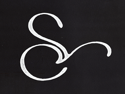 S is for Swashbuckle hand lettering ink s swash swashbuckle type