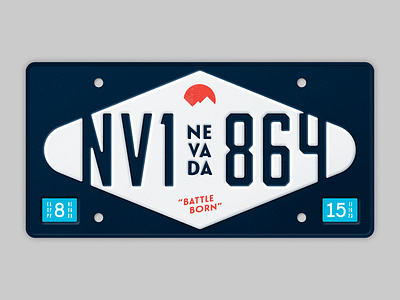 State Plates Project: Nevada battle born ben stafford license plate nevada state plates project